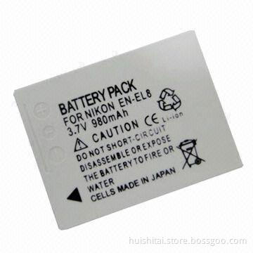 Digital Camera Battery for Nikon, wiht 50mAh Capacitor and 3.7V Voltage
